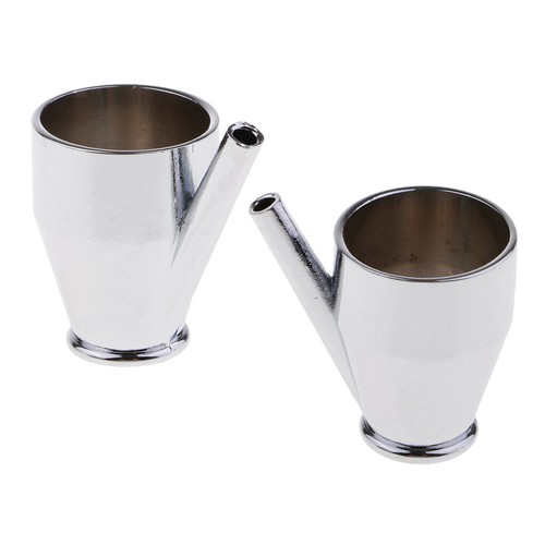 2Pcs Metal Airbrush for Siphon Feed Dual Single Action Airbrush System - Picture 7 of 12
