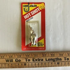 Vintage Luhr Jensen Hot Shot #30 Silver Plate 920