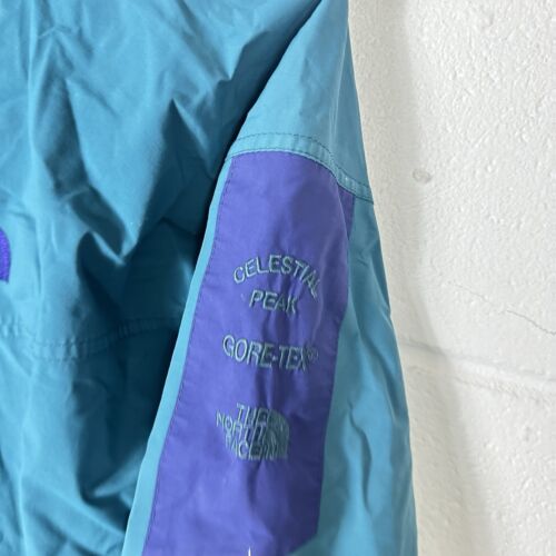 Vintage The North Face Jacket Mens Large Blue Celestial Peak Gore Tex 90s TNF* - Picture 2 of 12