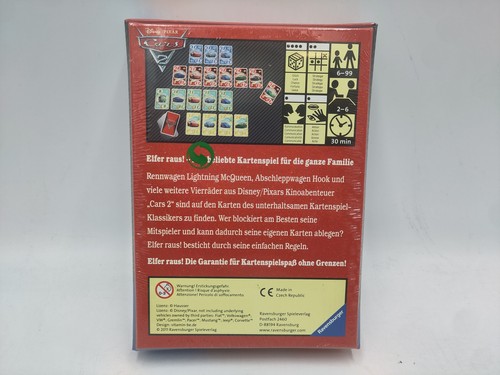 Ravensburger Kartenspiele Elfer raus ! Cars 2 Lightning Mcqueen Mc Queen NEU - Picture 2 of 6