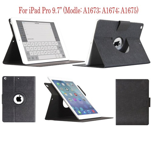 For iPad Aiir 3 2 9.7'' 5th 6th Gen 360° Rotating Stand Smart Leather Flip Case - Picture 4 of 9