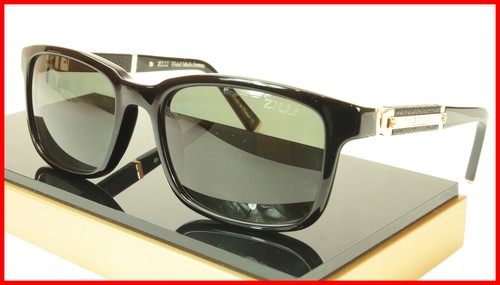 Gafas de sol ZILLI cuero acetato titanio polarizadas hechas a mano en Francia ZI 65011 C01 - Imagen 1 de 10