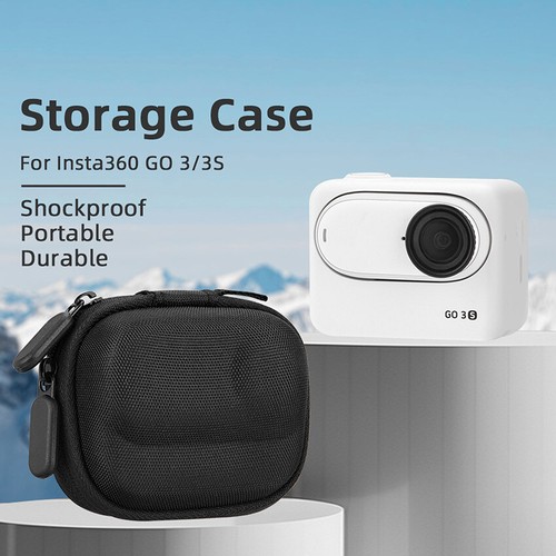 For Insta360 GO 3/3S Camera Storage Bag Portable Hard Case Nylon Waterproof Case - Picture 2 of 12