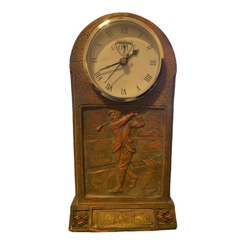 Golf Clock Origins of Golf Harry Vardon Commemorative Mantle Clock 2003 - Picture 1 of 6