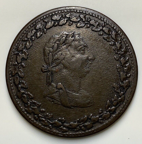 1812 "Tiffin" Half 1/2 Penny Token - Lower Canada - Breton-960 - LC-48A1 - FFF - Picture 5 of 5