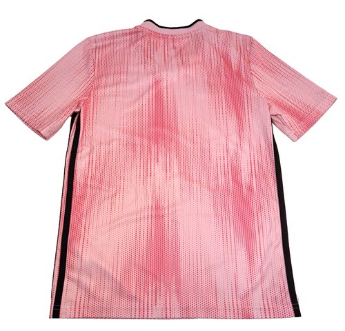 ADIDAS Climalite Soccer Jersey Shirt YOUTH Medium Top Pink Athletic Ribbed - Picture 3 of 4