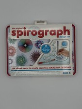 Hasbro The Original Spirograph 15 Piece Design Set With Tin Storage Case NEW