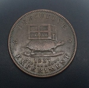 HT32-Low-18-Executive-Experiment-Donkey-Tortoise-Hard-Times-Token-Nice-Grade