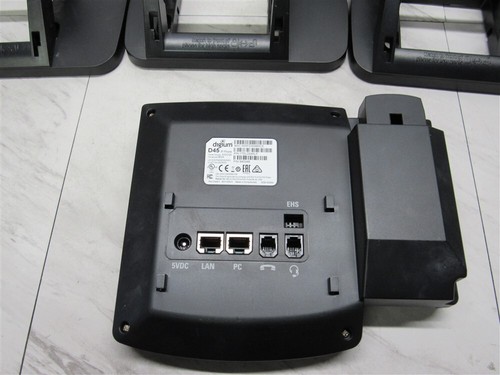 Lot of 6 Digium D45 1TELD045LF 2-line Gigabit HD Voice SIP Phone Telephone - Picture 6 of 6