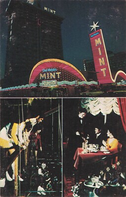 Postcard Del Web's Mint Hotel Casino Las Vegas Nevada