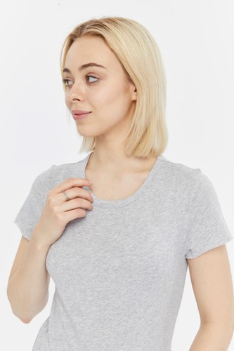 All Saints Womens Bela T Shirt Designer Crew Neck Slim Soft Cotton Tee Top New - Picture 109 of 119