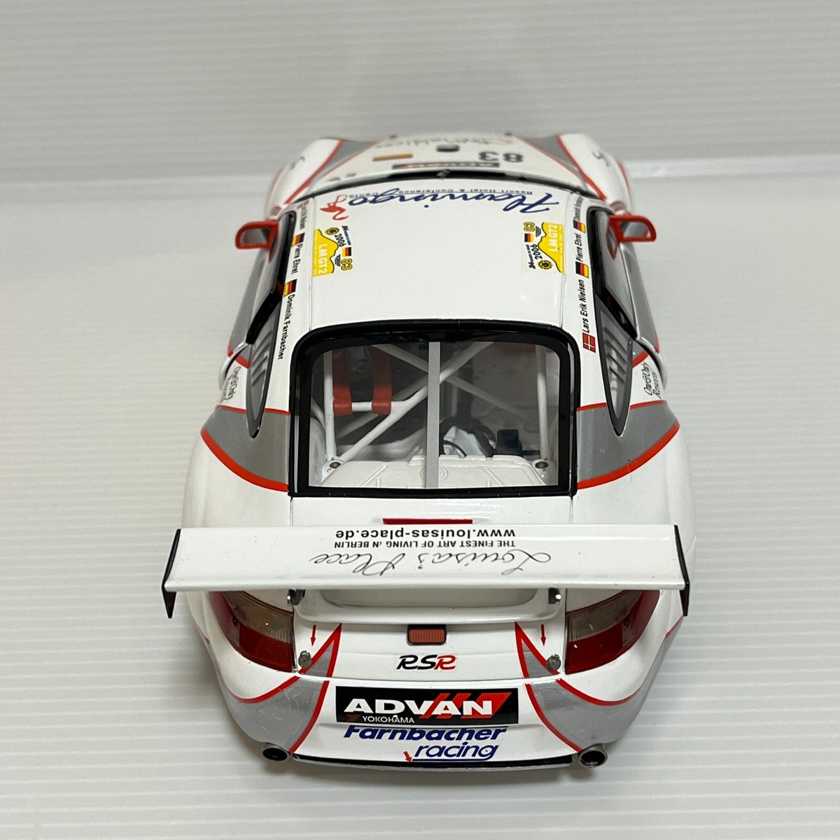 MINICHAMPS 1/18 Porsche 911 GT3 RSR 24H Le Mans 2006