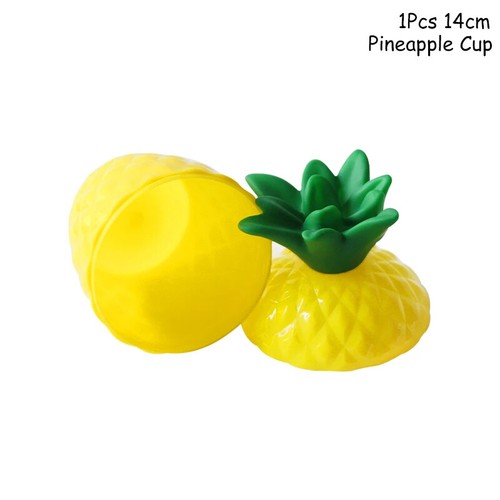6set Tropical Pineapple Coconut Drinking Juice Cups Birthday Beach Pool Party - Bild 22 von 28