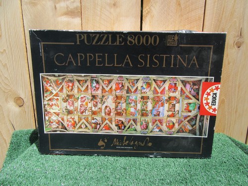 Educa Cappella Sistina Sisten Chappel 8000 Piece 3' x 9' Jigsaw Puzzle - Picture 1 of 12