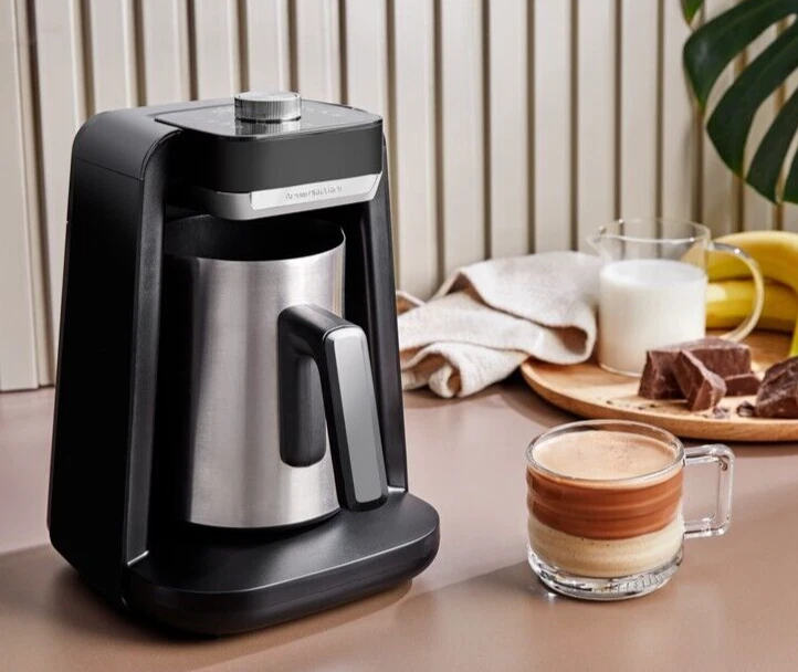 Arzum Cafetera Turca y Bebidas Calientes, Terciopelo, Espumador de Leche, 120V Foto 3 de 4