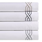 1200 Thread Count Egyptian Cotton Embroidered Solid Oversized Soft Bed Sheet Set