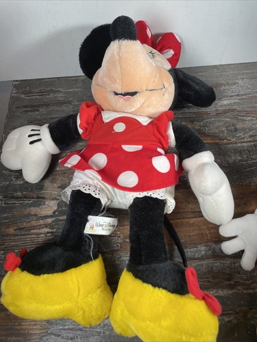 Disney Disneyland  Minnie Mouse Plush 16 & 12 Inch Stuffed Animal Disney Parks - Picture 6 of 8