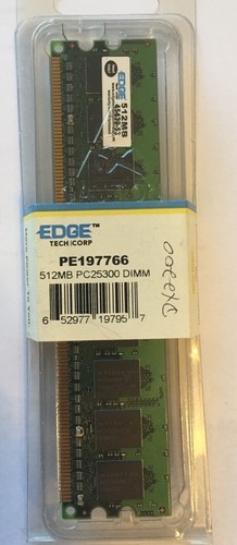 Edge Tech Corp PE197766 512mb (1x512mb) PC25300 240 PIN DDR2 DIMM Non-ECC - Picture 3 of 3