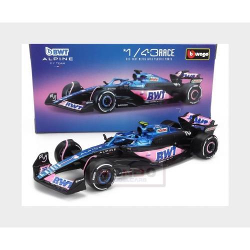 1:43 BURAGO Renault F1 A523 #10 2023 Pierre Gasly Blue Black Pink BU38072-GASLY - Picture 2 of 2