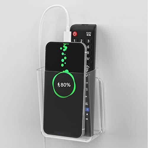 Wall Mount Remote Control Holder Smart Phone Station Storage Organizer Box- - Bild 1 von 6