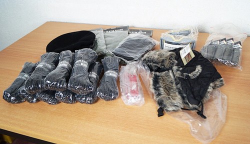 Restposten Set Commando Seil US Matchbox Sportbrille Halstuch Handschuhe Mütze   - Bild 1 von 12