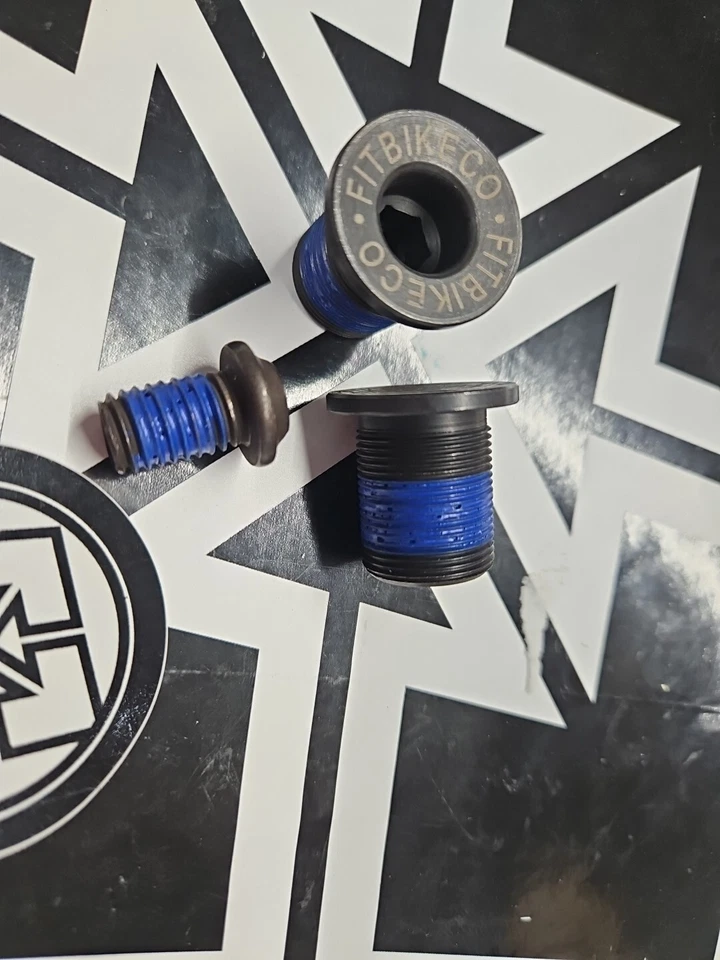 AJUSTE 24MM PERNOS DE MANIVELA ROMOS BICICLETA BMX 24mm HUSILLO Y PIÑÓN PERNOS S&M CULTO NUEVO Foto 2 de 4