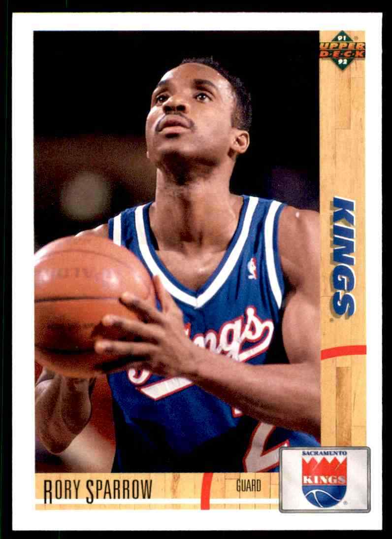 1991-92 Upper Deck Rory Sparrow #395