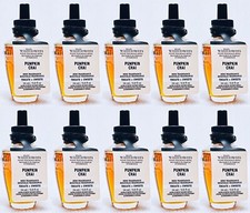 10 Bath  Body Works PUMPKIN CHAI Wallflower Home Scent Oil Refill Bulb