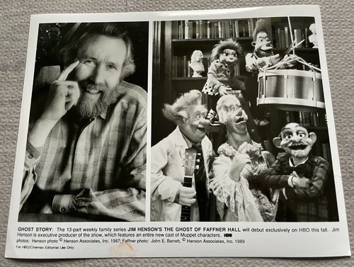 Jim Henson THE GHOST OF FAFFNER HALL With New Muppet Characters 1989 HBO Photo - 第 1/1 張圖片