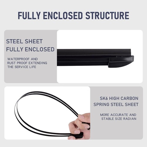 Universal Windshield Wipers 26" & 18" – Front Car Wiper Blades On Sale - Picture 3 of 6