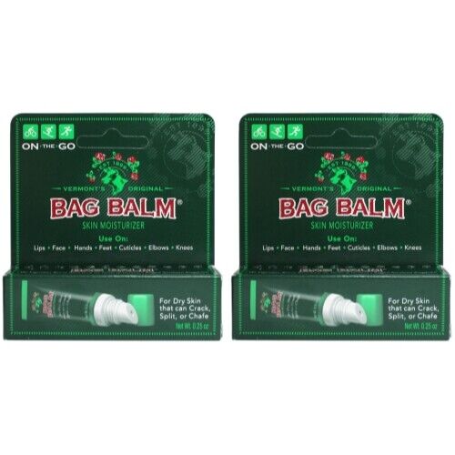 2 Pack Bag Balm On The go Ointment Tube Ultimate Skin Solution 0.25oz Each - Picture 1 of 4