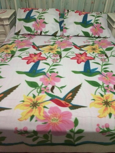Colibrí Floral Ligero Pollo Cubierta Cama Manta y Simulada Set - Imagen 5 de 9