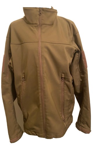 Tru-Spec Mens Jacket Brown Tan Zip Up Jacket Outdoor Parka Coat Lined Size Large - Picture 1 of 12