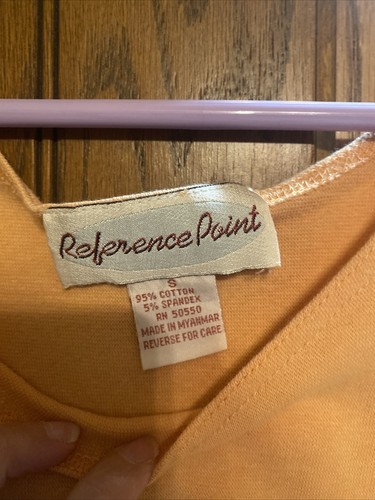 Reference Point Tank Top Size Small Peach - Picture 3 of 4