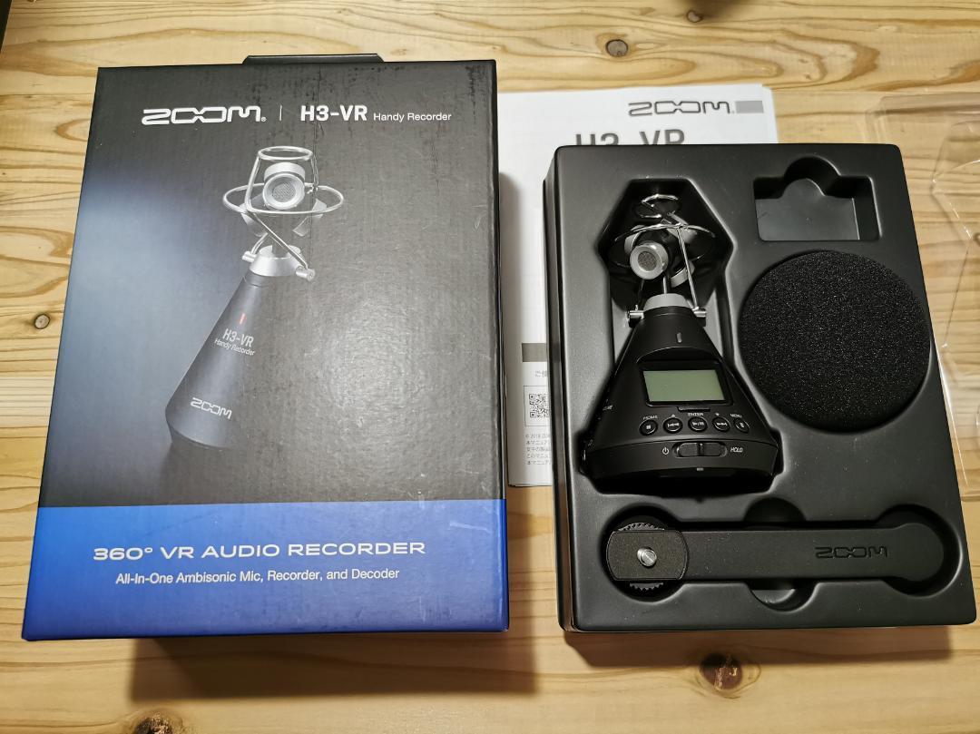 Zoom ハンディレコーダー H3-VR