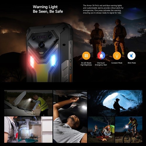 Ulefone Armor 34 Pro 5G AI Rugged Smartphone 32GB+512GB 25500mAh 6.95" Projector - Picture 16 of 24