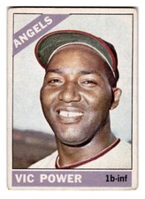 1966 Topps #192 Vic Power Very Good