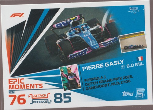 TURBO ATTAX - CARTAS COLECCIONABLES F1 2024 - TARJETAS BASE 1-250 - TÚ ELIGES - P&P GRATIS REINO UNIDO - Imagen 162 de 231