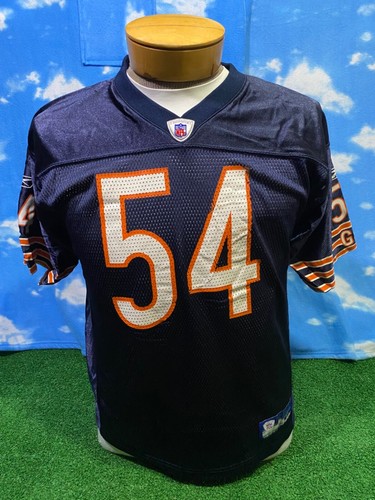 Chicago Bears TRIKOT Shirt Jugend XL Brian Urlacher 54 Reebok BLAU C37