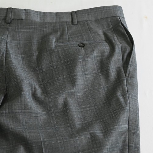 Daniel Cremieux 52R 42x29 Gray Plaid Loro Piana Super 130s Jacket Pants Suit - Picture 11 of 12