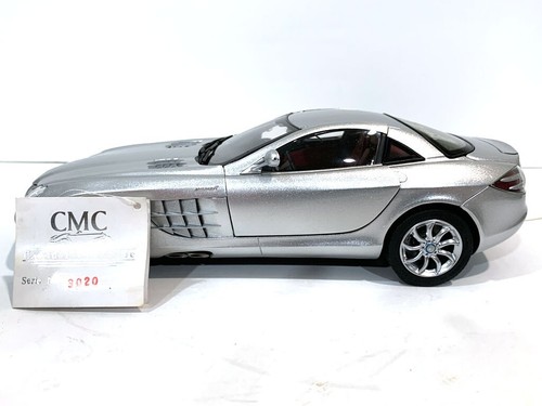RARE RETIRED CMC 2003 Mercedes Benz McLaren SLR M045E Silver LIMITED ED 1/18 - Picture 11 of 11