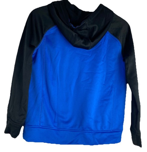 Adidas’s Youth Tech Fleece Hoodie Boy Pullovers Blue Soccer M - Picture 2 of 7