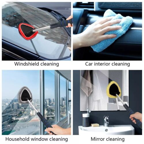 Windshield Cleaner Wand Microfiber Car Inside Window Cleaning Tool Anti Fog 2025 - Picture 5 of 5
