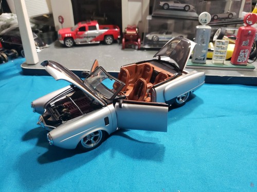 1/24 Danbury Mint "LE 1950 STUDEBAKER CUSTOM ROD" in Charcoal & Pewter BEAUTIFUL - Picture 11 of 12