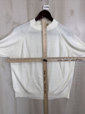 3. Vintage Designers Originals Large Ivory Zip Back Knit Womens