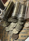 Buffalo Nickel Roll 1936 All Full Dates Lot Of 40 5c Coins Full Roll