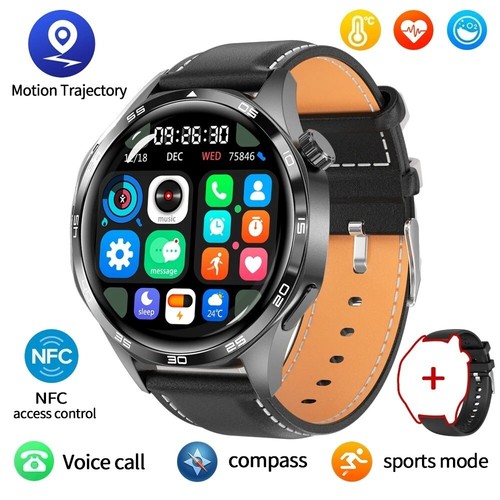 Smartwatch Herren Xiaomi Android Bluetooth Anruf Blutdruck Herzfrequenz Funktion - Bild 18 von 23