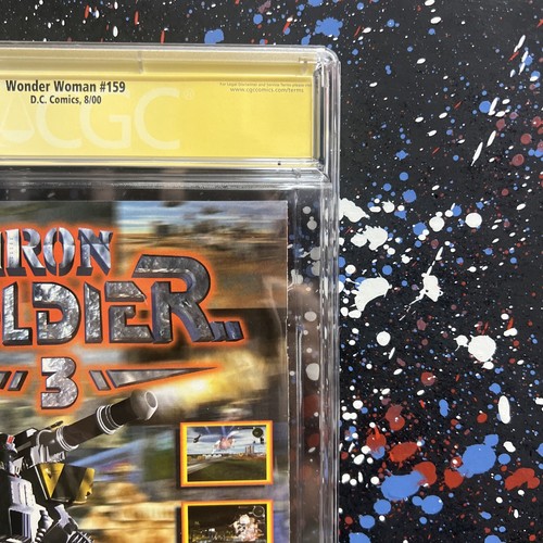 Wonder Woman #159 (Aug 2000, DC) SIGNED - ADAM HUGHES - GRADED CGC SS 9.6 - Picture 8 of 10