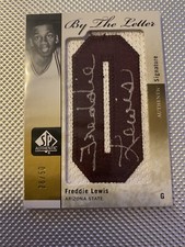 2011-12 SP Authentic by the letter Freddie Lewis 28/50 Patch/Auto ARIZONA STATE