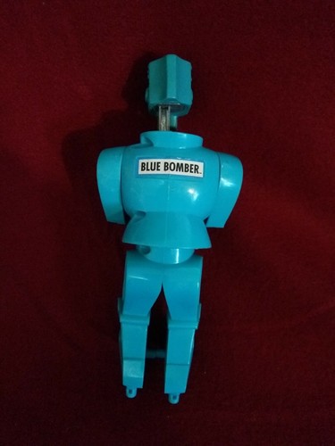 VINTAGE ROCK EM SOCK EM Robot Parts Blue Bomber - Picture 2 of 7